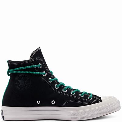 Converse Digital Terrain Chuck 70 - Naisten Matalavartiset Tennarit - Mustat/Vihreä